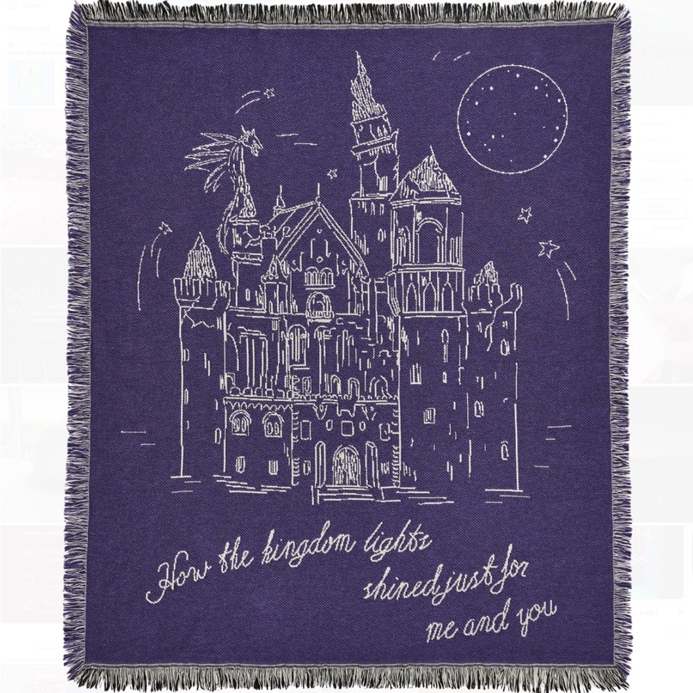 NEW Taylor Swift Speak Now How The Kingdom Lights Shined Blanket